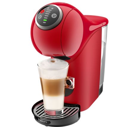 Krups - Kavni aparat na kapsule NESCAFÉ DOLCE GUSTO GENIO S PLUS 1500W rdeča