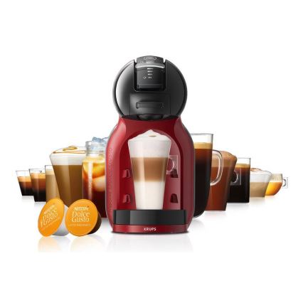 Krups - Kavni aparat na kapsule NESCAFÉ DOLCE GUSTO MINI ME 1500W/230V rdeča/črna