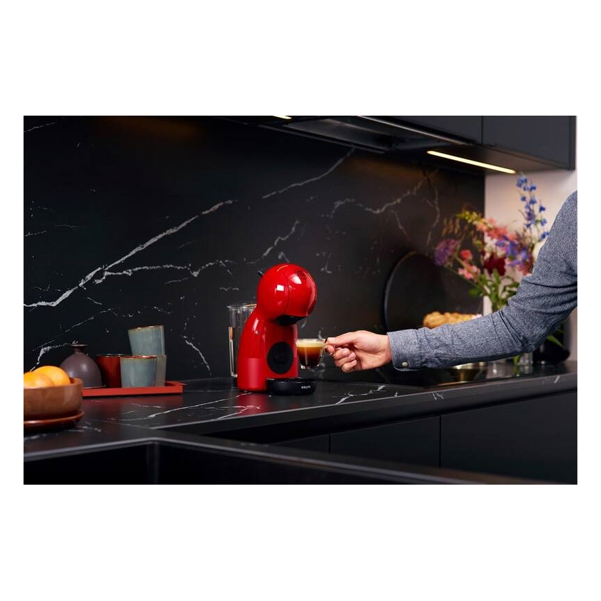Krups - Kavni aparat na kapsule NESCAFÉ DOLCE GUSTO PICCOLO XS 1600W rdeč