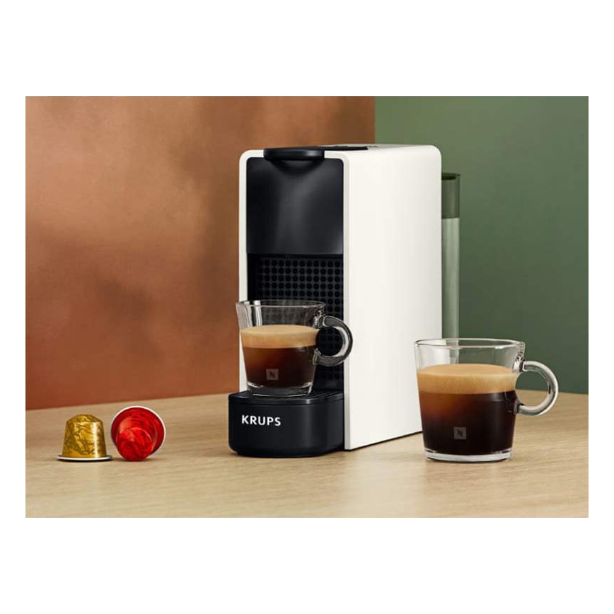 Krups - Kavni aparat na kapsule NESPRESSO Essenza mini 1310W/230V bela