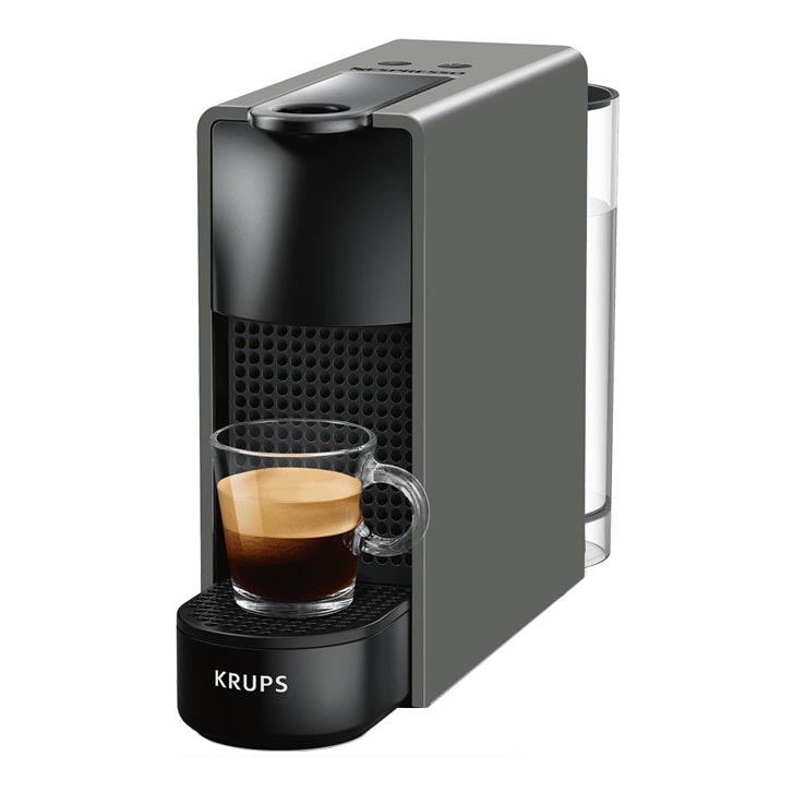 Krups - Kavni aparat na kapsule NESPRESSO Essenza mini 1310W/230V siva