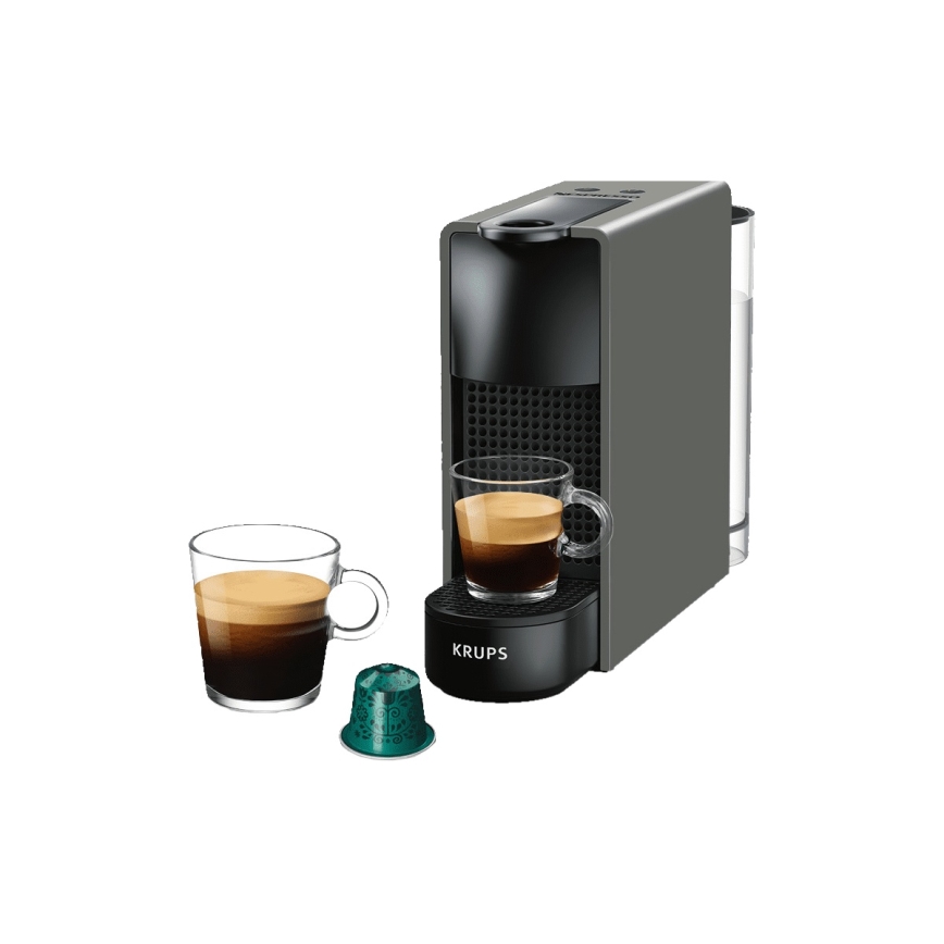 Krups - Kavni aparat na kapsule NESPRESSO Essenza mini 1310W/230V siva