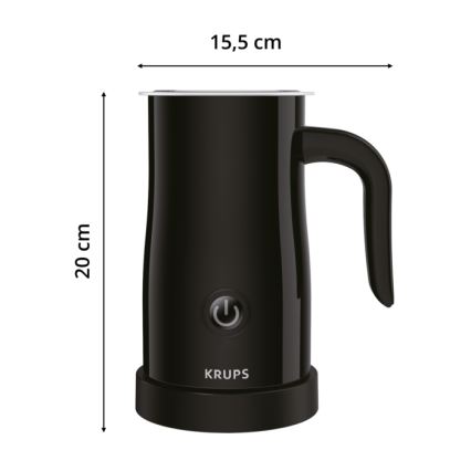 Krups - Penilec mleka AI0381 300ml črna