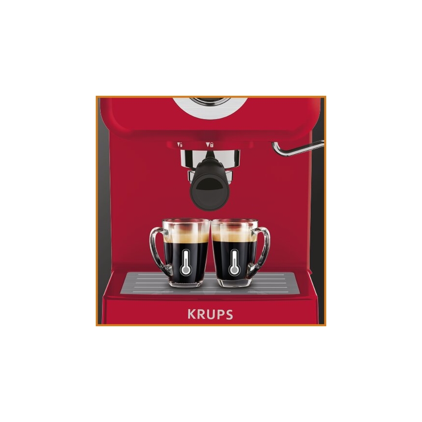 Krups - Ročni espresso aparat OPIO 1140W/230V