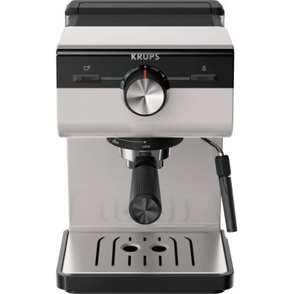 Krups - Ročni kavni aparat za dve skodelici AUTHENTIC 1450W/230V siva