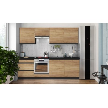 Kuhinja MARINA 240 cm leseni hrast