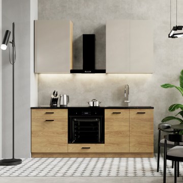 Kuhinjska enota JOY, 200 cm, oreh