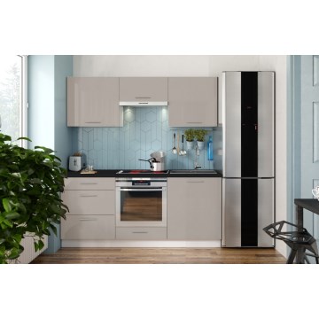 Kuhinjska omara CELESTE 180 cm sijajna taupe