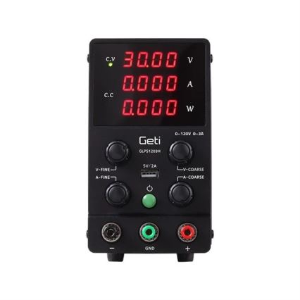 Laboratorijski napajalnik GETI GLPS1203H 0-120V/0-3A