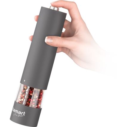 Lamart - Električni mlinček za začimbe 4xAA siva
