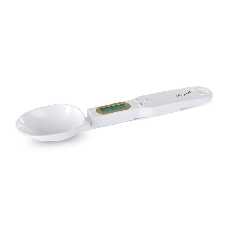 Lamart - tehtalna žlica z LCD zaslonom 1xCR2032 bela