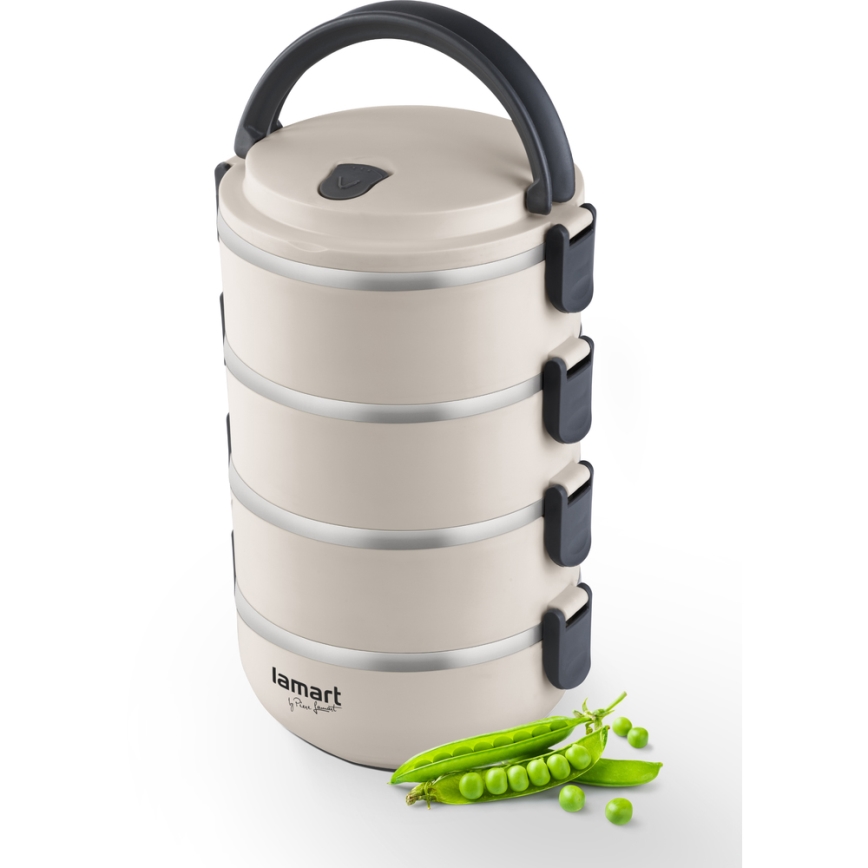 Lamart - Termo posoda za hrano 2,4 l bež