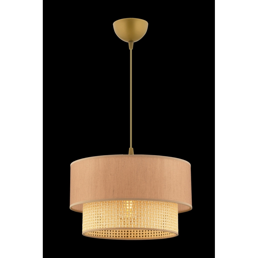 Lampa ECHO 1xE27/60W/230V bežova
