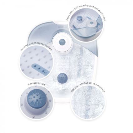 Lanaform - Masažna kad za stopala FOOT SPA 60W/230V