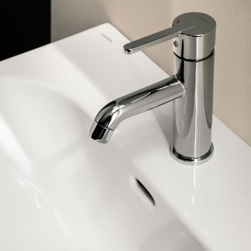 LAUFEN H3110810041201 - Pipa za umivalnik LUA 19,2 cm sijajni krom