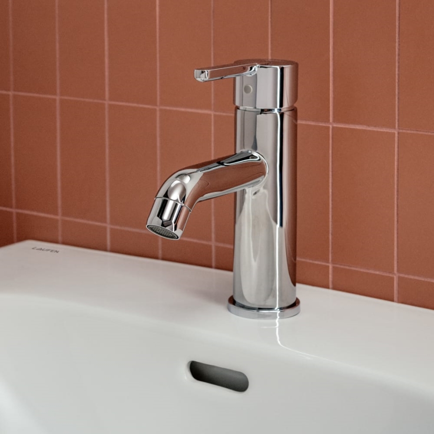 LAUFEN H3110810041201 - Pipa za umivalnik LUA 19,2 cm sijajni krom