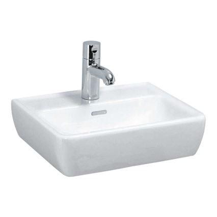 LAUFEN H8119510001041 - Umivalnik za pult/stenski PRO 45x34 cm keramika/bela