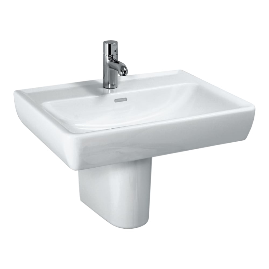 LAUFEN H8189510001041 - Namizni umivalnik/obesna PRO 55x48 cm keramika/bela