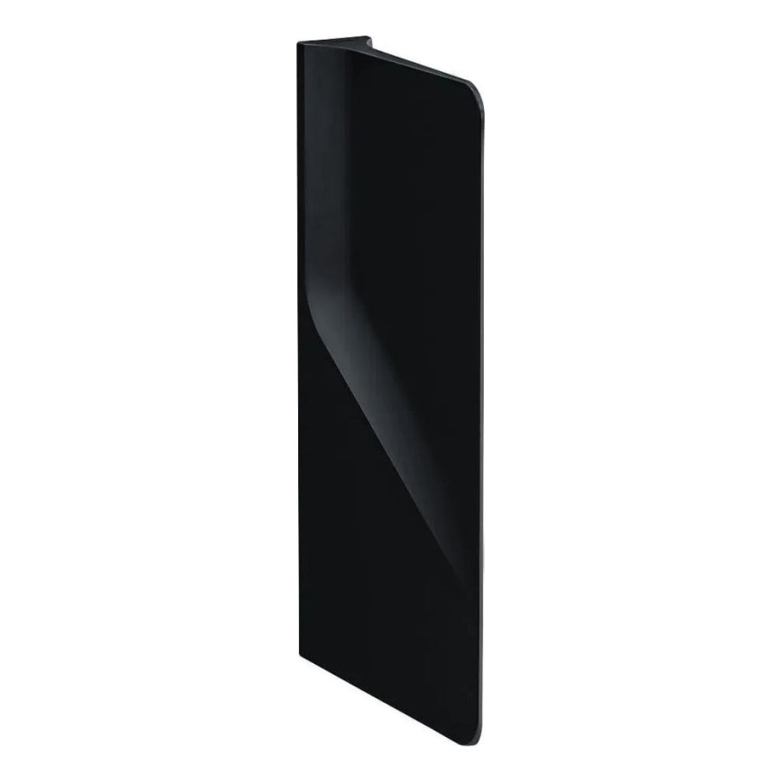 LAUFEN H8472800200001 - Delilna stena za pisoar VAL 69x37 cm, keramika/visok sijaj, črna