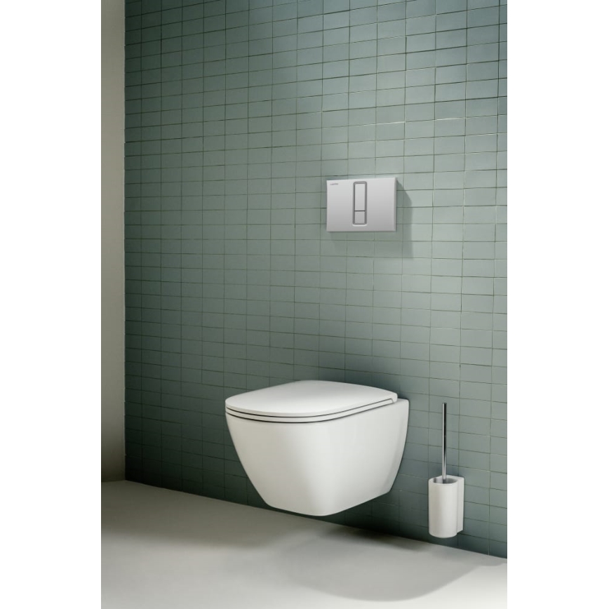 LAUFEN H8660800000001 - Viseča WC školjka LUA keramika/bela + WC sedež SoftClose LUA duroplast/bela