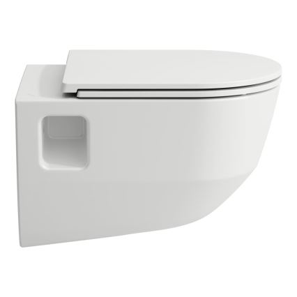 LAUFEN H8669540000001 - Viseča WC školjka PRO keramika/bela + WC sedež SoftClose PRO duroplast/bela