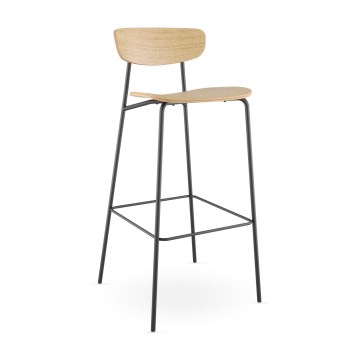 LD Seating - Barski stol TRIVI rjav/črn