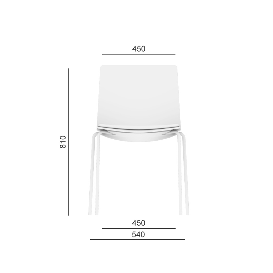 LD Seating - Pisarniški stol SKY v modro-beli barvi
