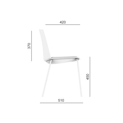 LD Seating - Pisarniški stol SKY v modro-beli barvi
