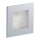 LDST AN-01-SS-BZ9 - LED stopniščna svetilka ANGEL 9xLED/1,2W/230V mat krom 6500K