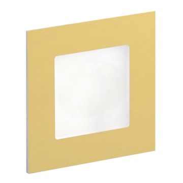 LDST AN-01-SZ-BZ9 - LED stopniščna svetilka ANGEL 9xLED/1,2W/230V zlata 6500K