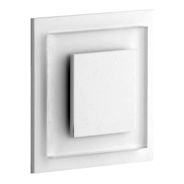 LDST SU-01-B-BZ8 - LED stopniščna svetilka SUNNY 8xLED/1,2W/230V bela 6500K