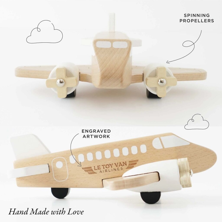 Le Toy Van - Leseno letalo