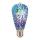 LED 3D Okrasna žarnica FILAMENT ST64 E27/3W/230V 3000K