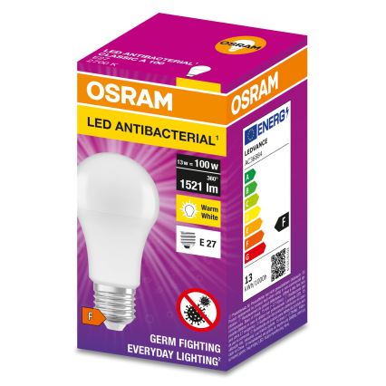 LED Antibakterijska žarnica A100 E27/13W/230V 2700K - Osram