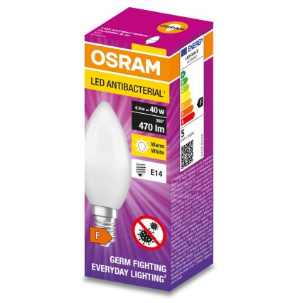 LED Antibakterijska žarnica B40 E14/4,9W/230V 2700K - Osram