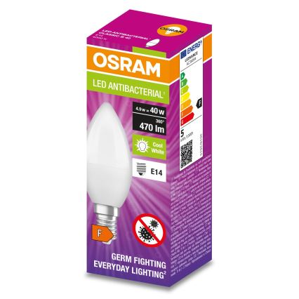 LED Antibakterijska žarnica B40 E14/4,9W/230V 4000K - Osram