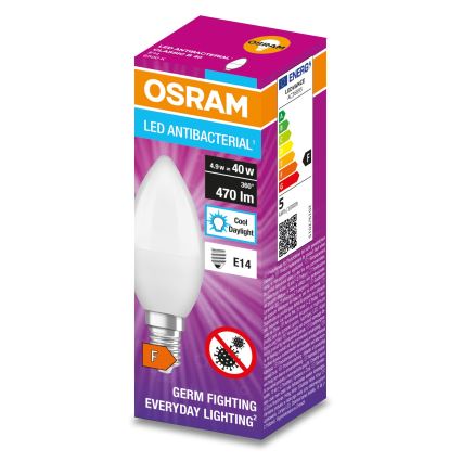 LED Antibakterijska žarnica B40 E14/4,9W/230V 6500K - Osram