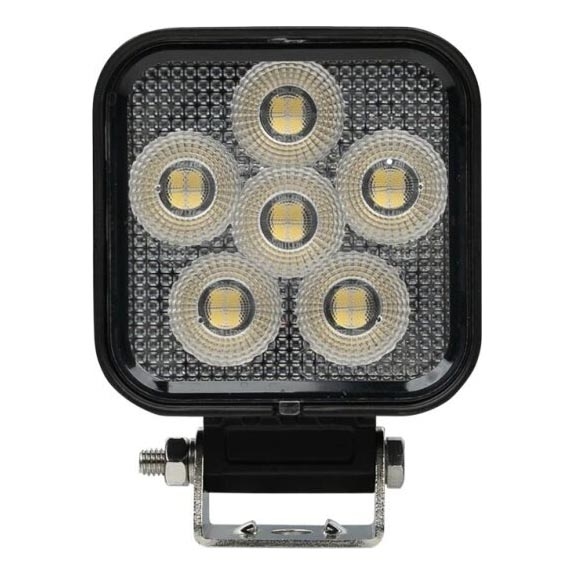 LED Avto reflektor BLACK LED/24W/10-30V IP69 5700K kvadraten