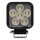 LED Avto reflektor BLACK LED/24W/10-30V IP69 5700K kvadraten