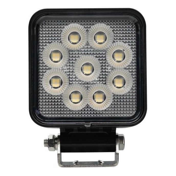 LED Avto reflektor BLACK LED/36W/10-30V IP69 5700K kvadraten