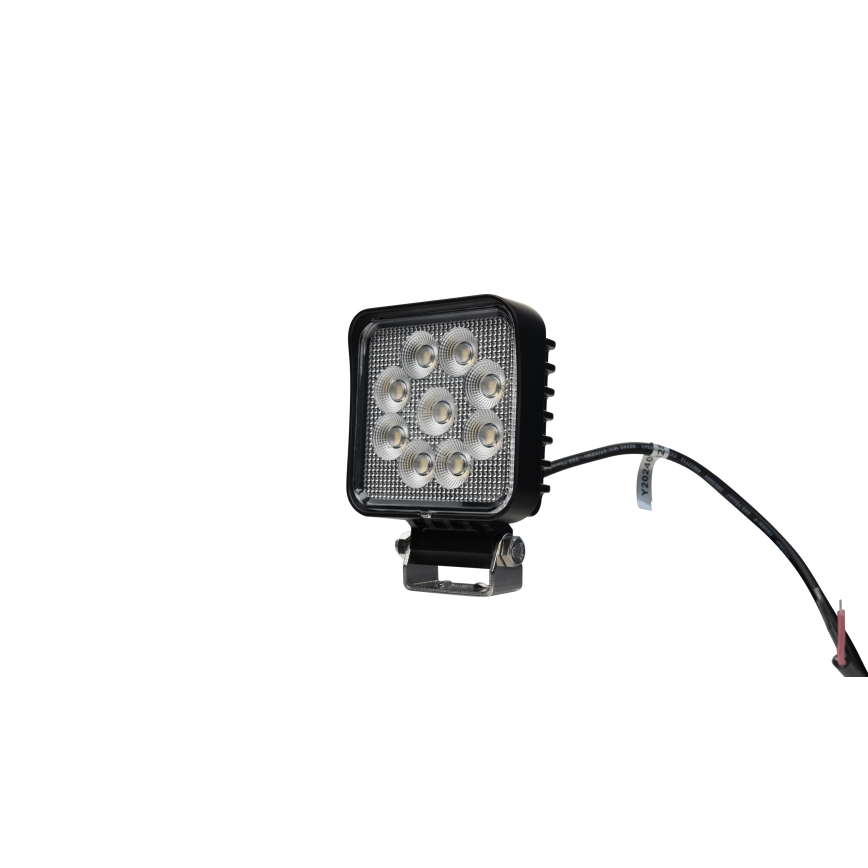 LED Avto reflektor BLACK LED/36W/10-30V IP69 5700K kvadraten
