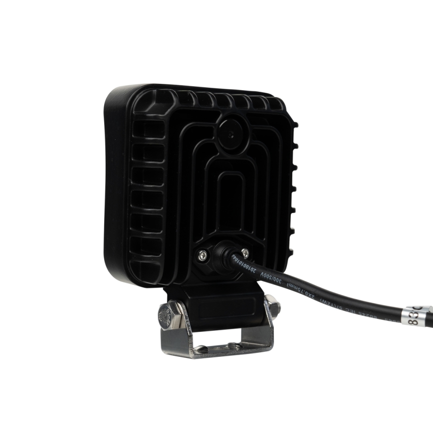 LED Avto reflektor BLACK LED/36W/10-30V IP69 5700K kvadraten