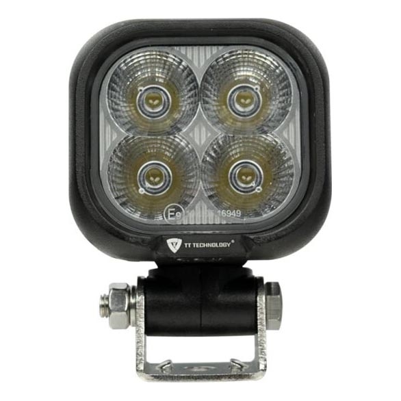 LED Avto reflektor BLACK LED/40W/10-30V IP69 5700K kvadraten