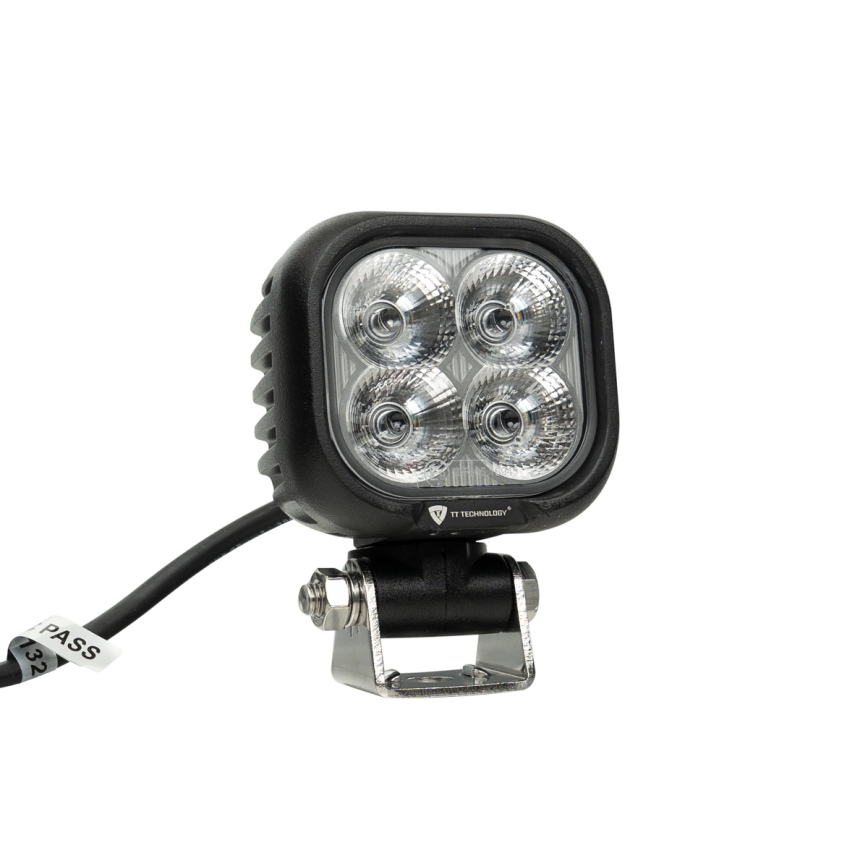 LED Avto reflektor BLACK LED/40W/10-30V IP69 5700K kvadraten