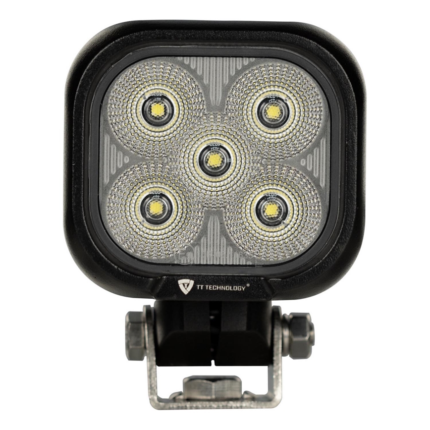 LED Avto reflektor BLACK LED/50W/10-30V IP69 5700K kvadraten
