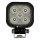 LED Avto reflektor BLACK LED/50W/10-30V IP69 5700K kvadraten