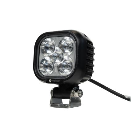 LED Avto reflektor BLACK LED/50W/10-30V IP69 5700K kvadraten
