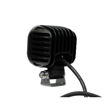 LED Avto reflektor BLACK LED/50W/10-30V IP69 5700K kvadraten
