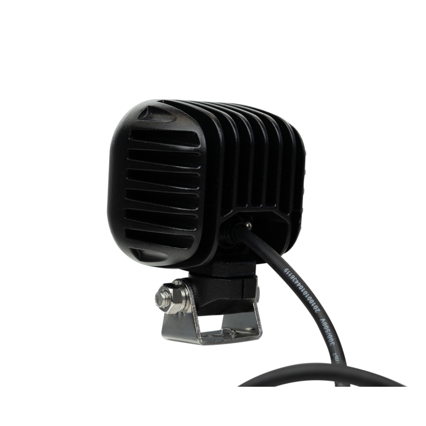 LED Avto reflektor BLACK LED/50W/10-30V IP69 5700K kvadraten