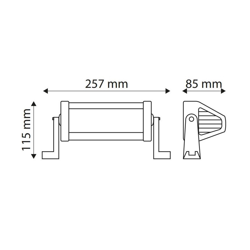 LED Avtomobilski žaromet EPISTAR LED/36W/10-30V IP67 6000K